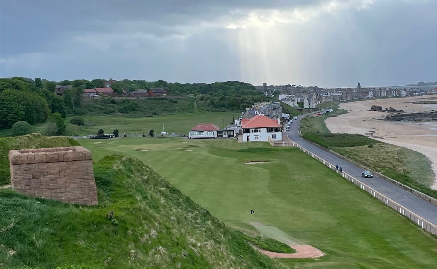 Links course on the Scottish coast